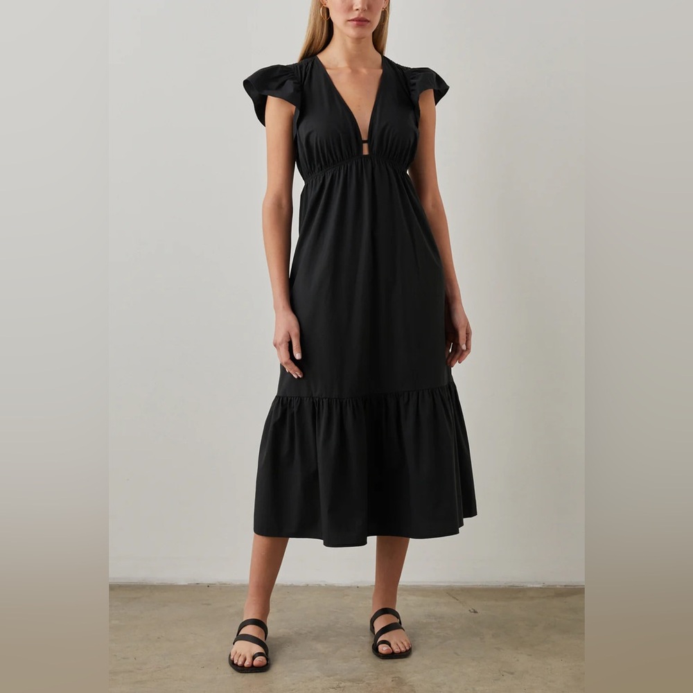 Rails Tina Dress - black midi